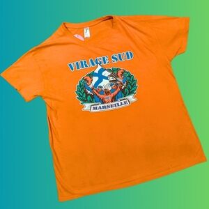 Orange, Virage Sud Marseille T-Shirt Size L